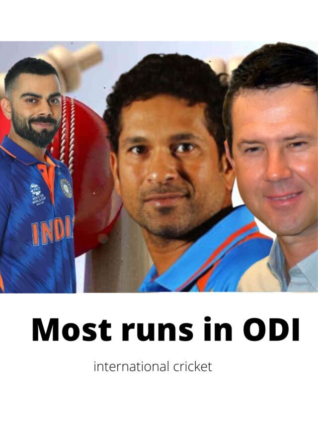 Most runs in ODI international cricket
